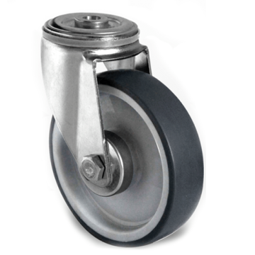 Swivel Bolt Hole Castor To suit Key Clamp Tables