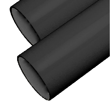 Powder Coated 48.3mm Tube (RAL 9005)