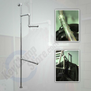 Shopfiter Rails Clothing Rail & Shopfitting Kits | Key Clamp Store